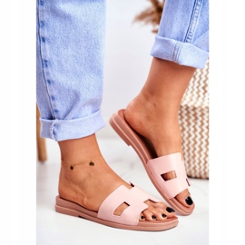 BUGO Women's Slippers Pink Geometric Classic Theodora 2