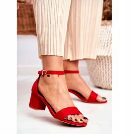 BUGO Women's Sandals Suede Red Oh Baby! 2