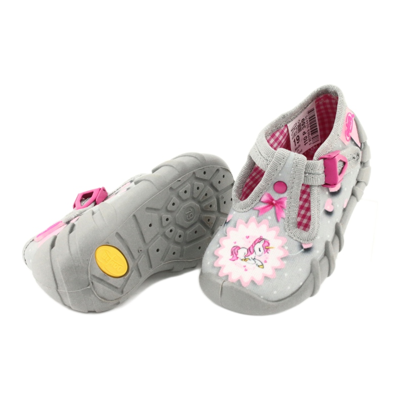 Befado children's shoes 110P359 white pink grey 4 Befado children's shoes 110P359 white pink grey 4