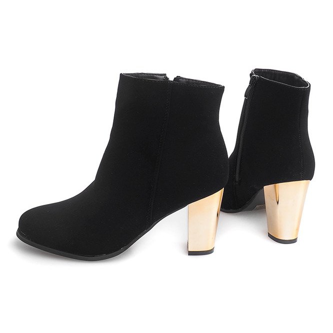 Boots On Heel B2908 Black 1