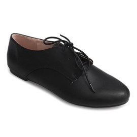 Women's Lace-up Jazz Shoes HH-25 Black 1
