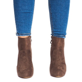 Boots On High Heel 88-48 Khaki green 1