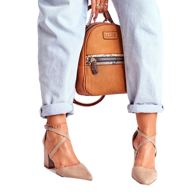 SEA Women's Pumps On A Heel In Spitz Beige Traffic 2 SEA Women's Pumps On A Heel In Spitz Beige Traffic 2