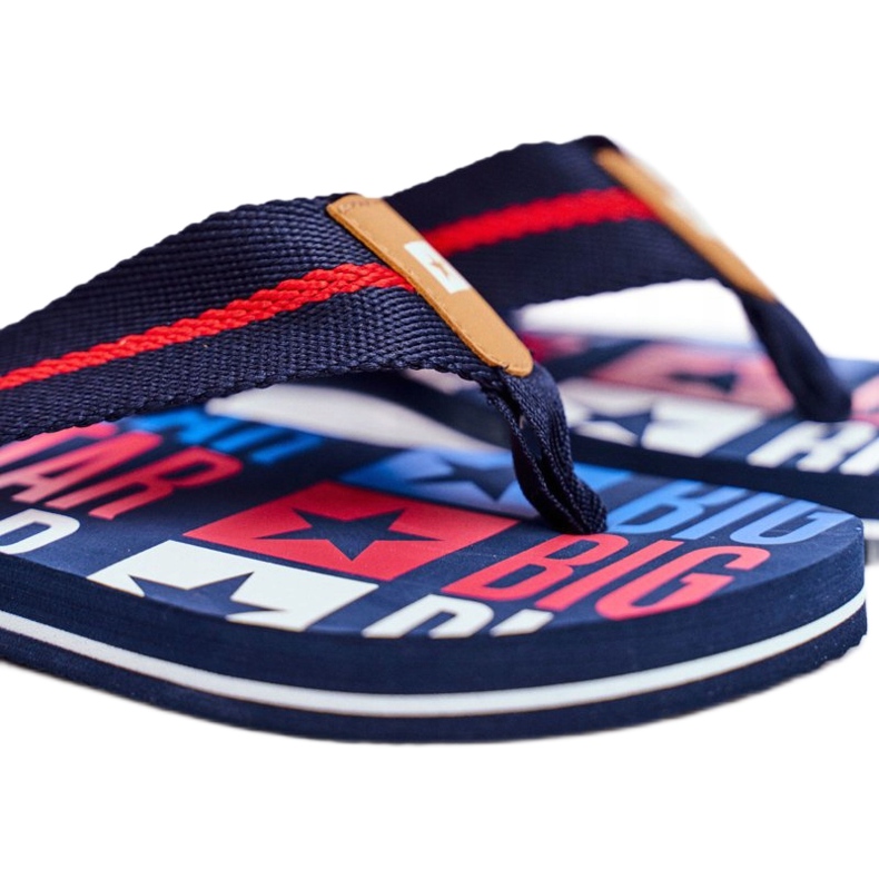Men's Slippers Flip-flops Big Star Navy Blue FF274A484 1 Men's Slippers Flip-flops Big Star Navy Blue FF274A484 1