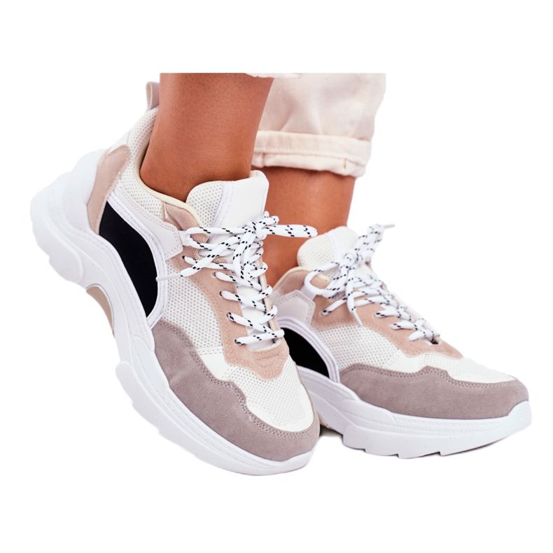 SEA Women's Sport Shoes Sneakers White and Beige Mindanao brown black grey 1