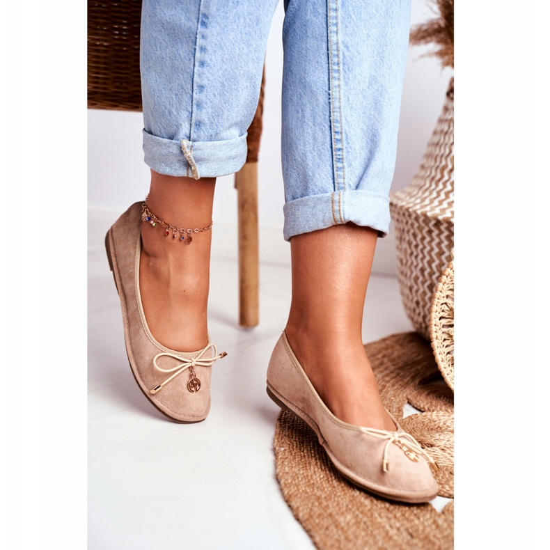 Women's Ballerinas Lu Boo Suede Beige Layla 2