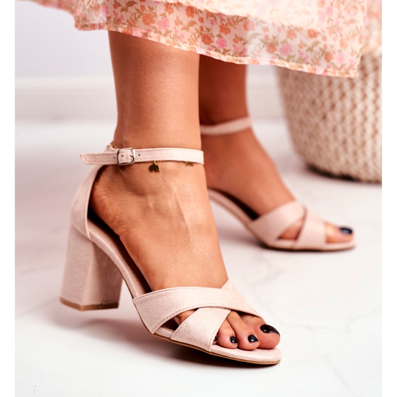 BUGO Women's Sandals Suede Beige Lady Million 2 BUGO Women's Sandals Suede Beige Lady Million 2