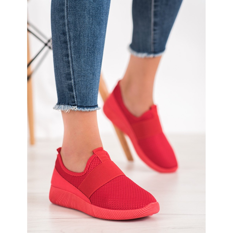 Slip-on Sports Shoes red 1 Slip-on Sports Shoes red 1