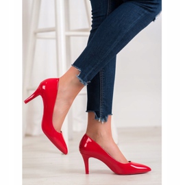 Gogo Pumps With Eco Leather red 1