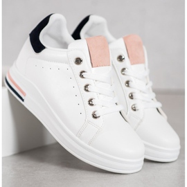SHELOVET Stylish White Sneakers 1 SHELOVET Stylish White Sneakers 1