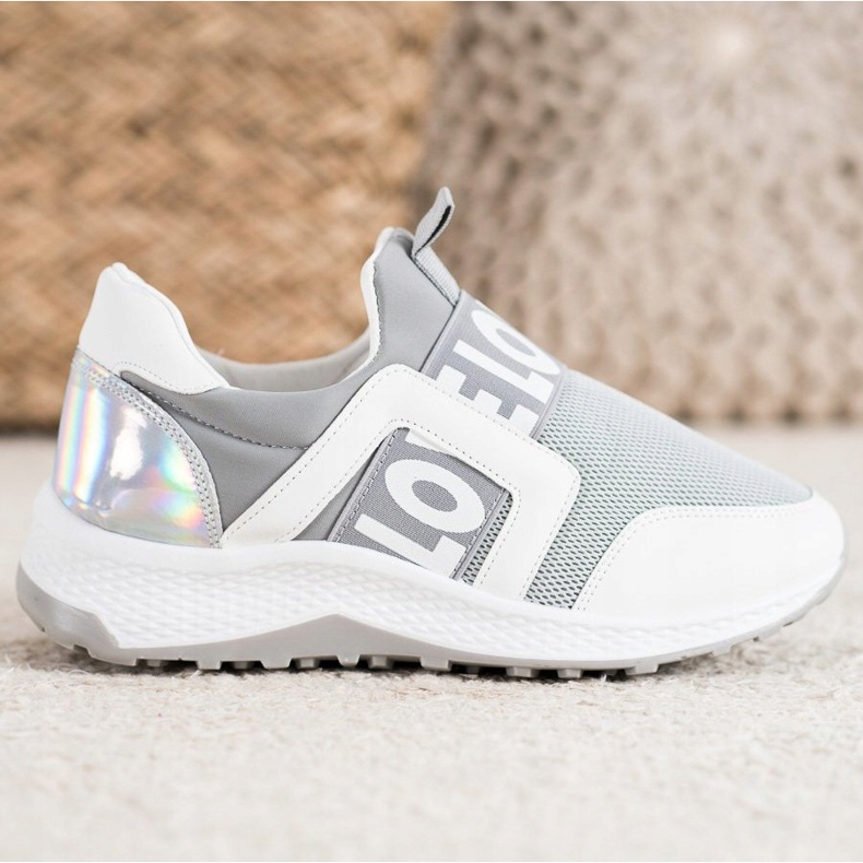 Seastar Slipons On The Love Platform white grey 2