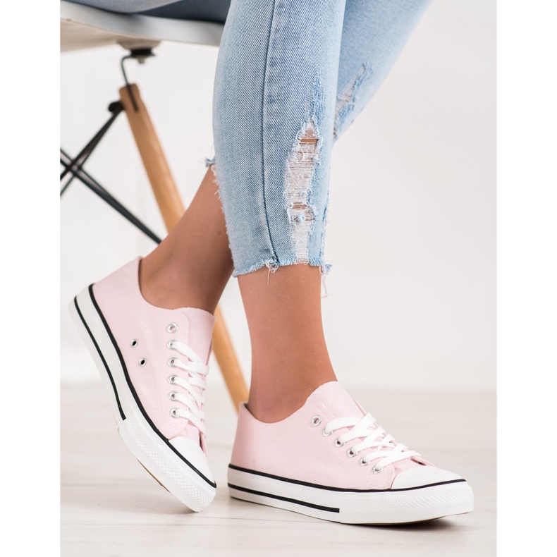 SHELOVET Pink Sneakers 2