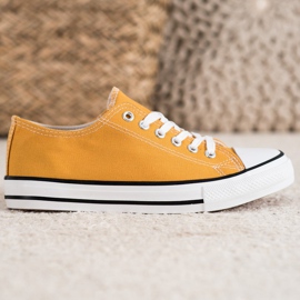 SHELOVET Yellow Sneakers 1