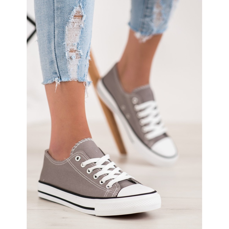 SHELOVET Gray Sneakers grey 2