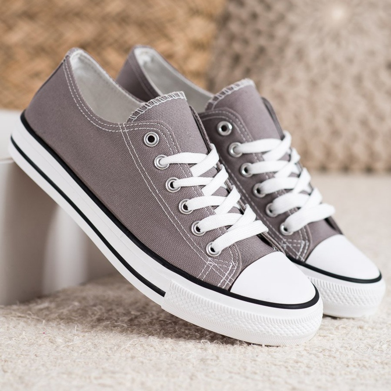 SHELOVET Gray Sneakers grey 1 SHELOVET Gray Sneakers grey 1