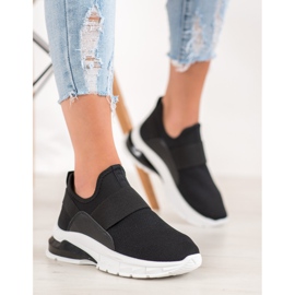 SHELOVET Sports Slip-On Sneakers black 2