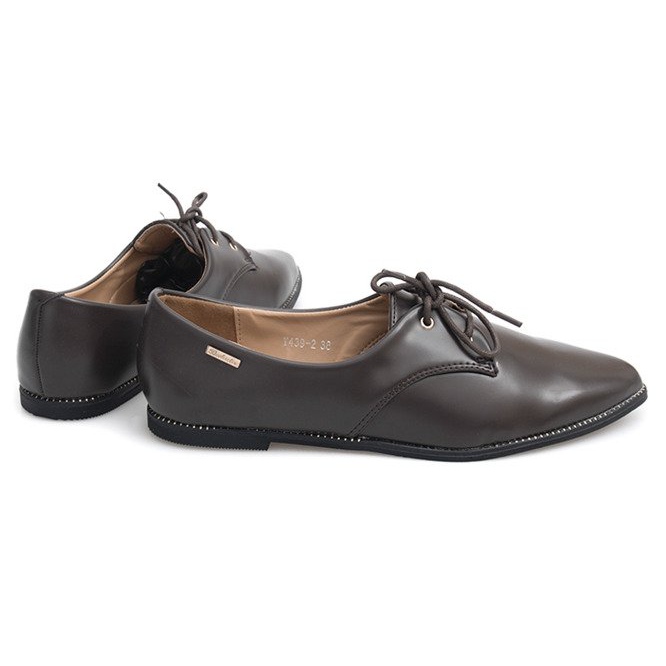 Classic Elegant Women's shoes Brown Y439 2
