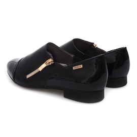 Classic Shoes With Zipper 2060B Black 1