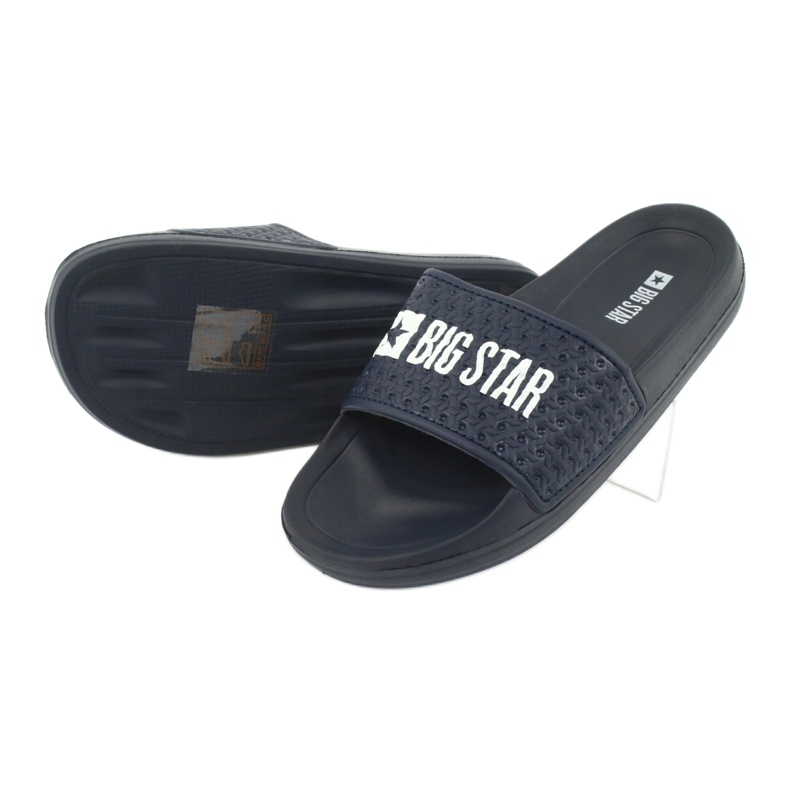 Big Star Boys foam flip flops for the gg374802 navy blue beach white 2 Big Star Boys foam flip flops for the gg374802 navy blue beach white 2