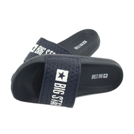 Big Star Boys foam flip flops for the gg374802 navy blue beach white 3 Big Star Boys foam flip flops for the gg374802 navy blue beach white 3