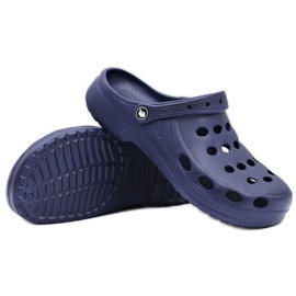 Flameshoes Men's Slippers Sandals Navy Blue Crocs 3 Flameshoes Men's Slippers Sandals Navy Blue Crocs 3