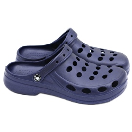 Flameshoes Men's Slippers Sandals Navy Blue Crocs 1 Flameshoes Men's Slippers Sandals Navy Blue Crocs 1