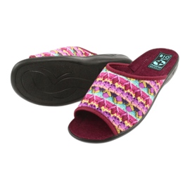 Velor slippers Adanex 25604 multicolored 3