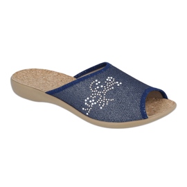Befado women's shoes pu 254D107 navy blue 1