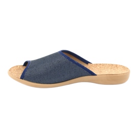 Befado women's shoes pu 254D107 navy blue 2