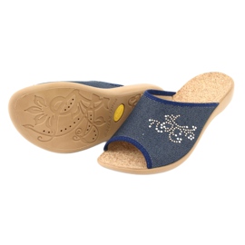 Befado women's shoes pu 254D107 navy blue 4