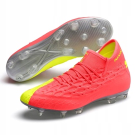Puma Future 5.2 Netfit Osg Evo FG / AG M 106007-01 football boots multicolored yellow 2