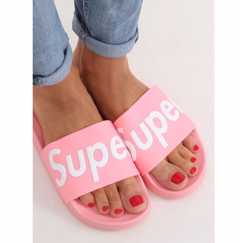 Pink Women's pink slippers CK110 Pink 1