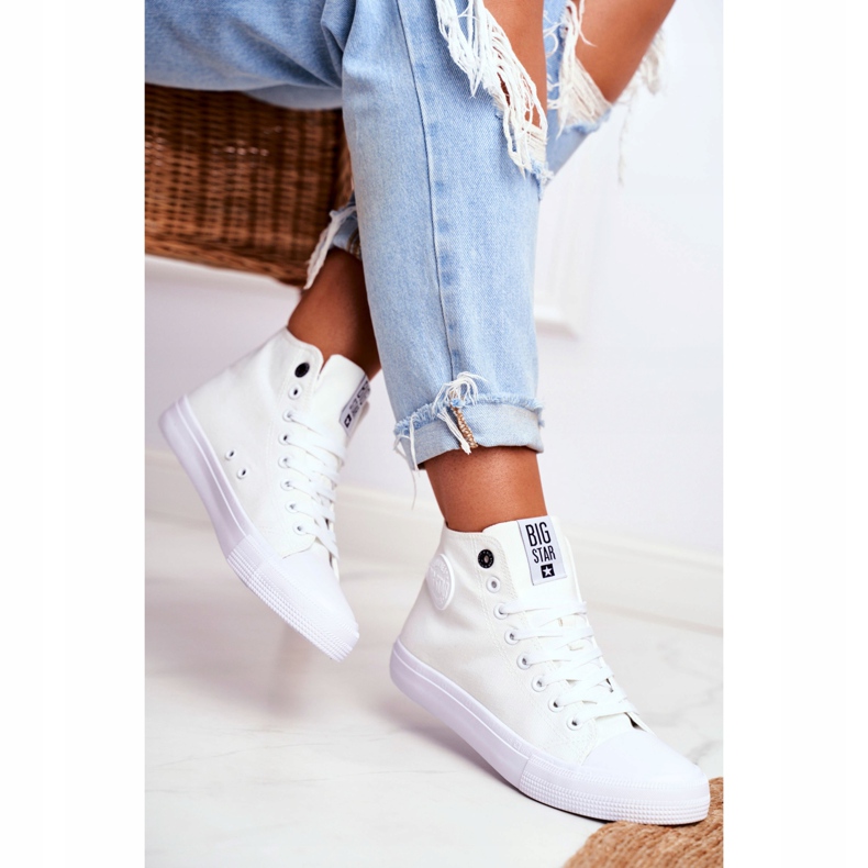 Women's High Sneakers Big Star White FF274A171 2
