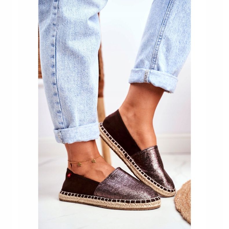 Women's Espadrilles Braided Sole Brown Big Star DD274A146 2 Women's Espadrilles Braided Sole Brown Big Star DD274A146 2