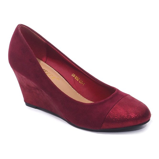 Wedge Pumps 20-292 Wine red 2