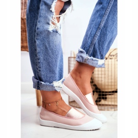 LU BOO Sneakers Slip On Slip-on Sneakers Pink Justy 1