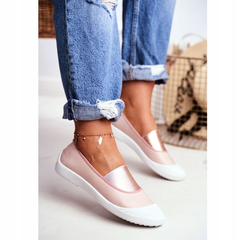 LU BOO Sneakers Slip On Slip-on Sneakers Pink Justy 2