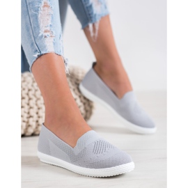 Via Giulia  Gray openwork sneakers grey 2