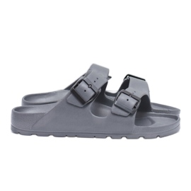 Flameshoes Men's Gray Garden Light Slippers grey 1 Flameshoes Men's Gray Garden Light Slippers grey 1