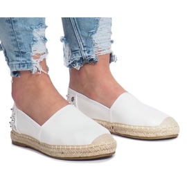 White espadrilles with Dolita studs 1