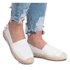 White espadrilles with Dolita studs 2