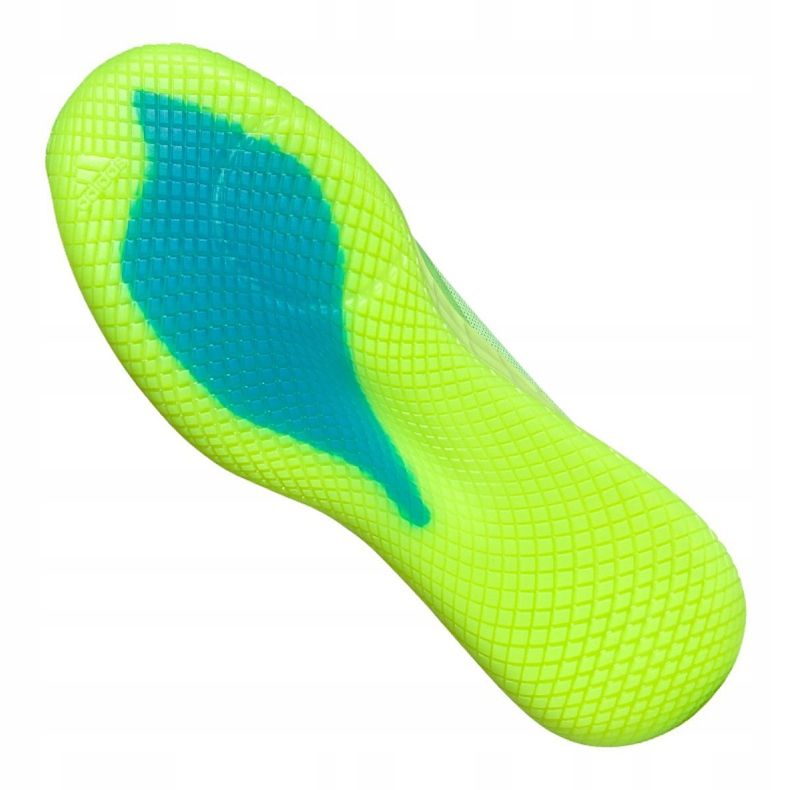 Indoor shoes adidas Adizero FastCourt M FU8385 gray / silver, blue, green green 2 Indoor shoes adidas Adizero FastCourt M FU8385 gray / silver, blue, green green 2