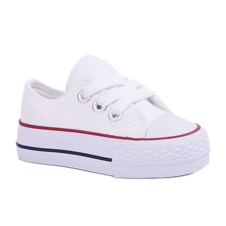 FRROCK White Filemon children's classic sneakers 3