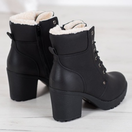 J. Star Casual Boots With Ties black 1