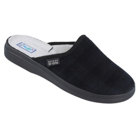 Befado men's health shoes slippers 125M010 slippers navy blue 1 Befado men's health shoes slippers 125M010 slippers navy blue 1