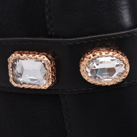 Black Chelsea boots, black HE107 Black 1