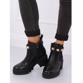 Black Chelsea boots, black HE107 Black 2
