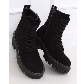 Black boots on a high sole UK13P Black 1 Black boots on a high sole UK13P Black 1