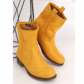 Women's suede honey boots ST-18P Yellow 1