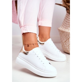 Women's Sport Shoes Lu Boo White Metallic Gold Matilda yellow 1